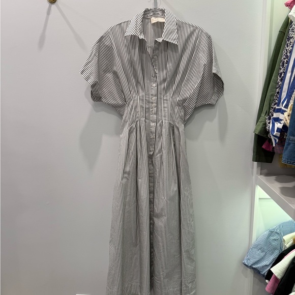 Dresses & Skirts - Anthropology Tobie Button Front Maxi Striped Dress by Exquise